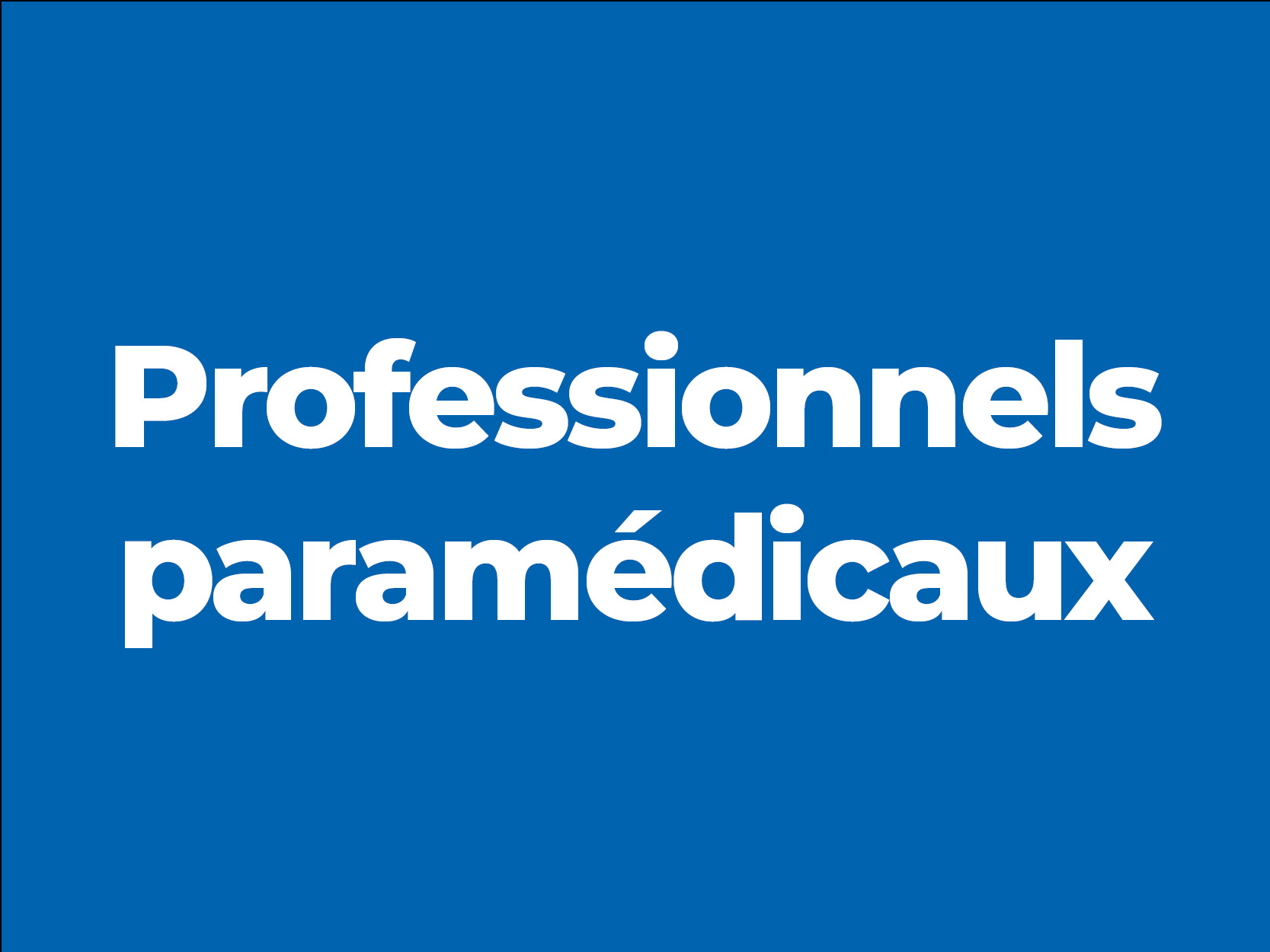 paramedicaux offre emploi
